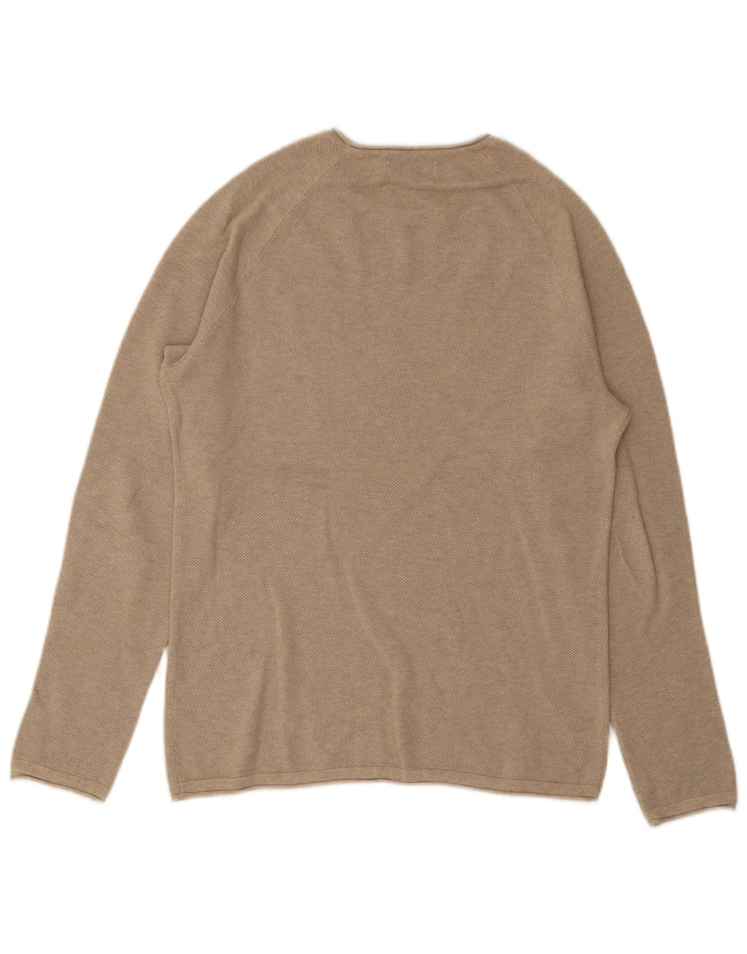 Pulover Jack & Jones pentru bărbați, cu gât de barcă, mic, bej