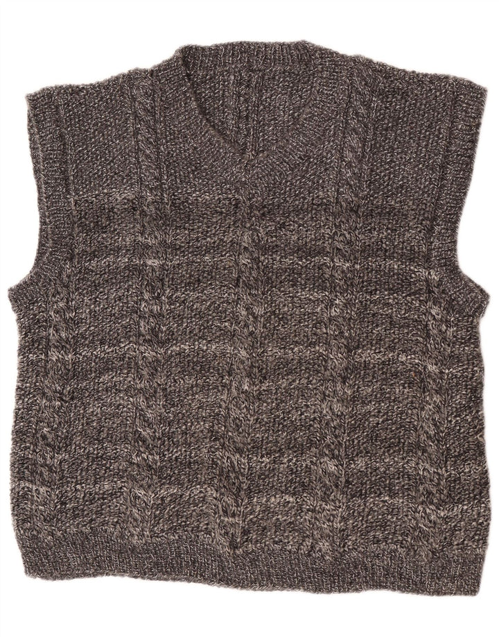 Vestă Vintage pentru bărbați, XL, cu dungi gri