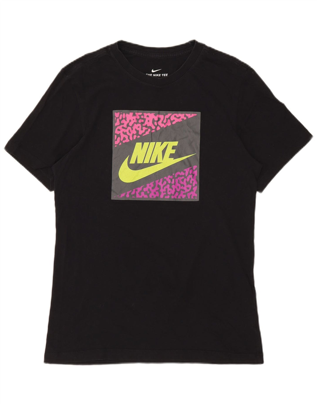 Tricou grafic Nike pentru bărbați Top mic, negru, bumbac