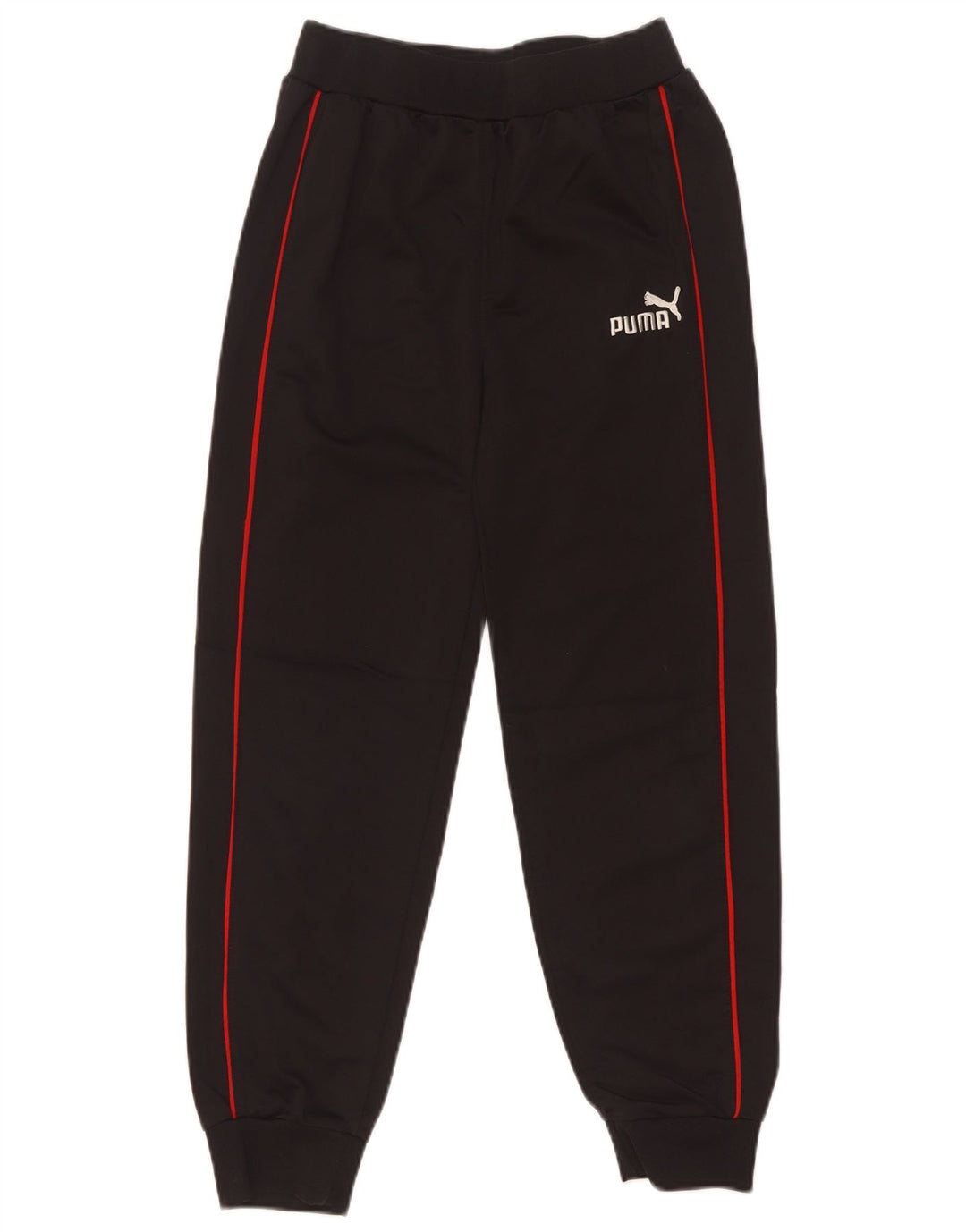 Puma Băieți Pantaloni Trening Pantaloni Joggeri 11-12 Ani Poliester Negru