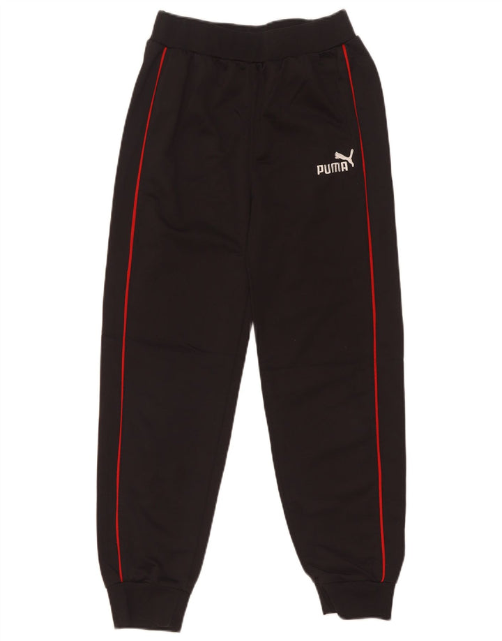 Puma Băieți Pantaloni Trening Pantaloni Joggeri 11-12 Ani Poliester Negru