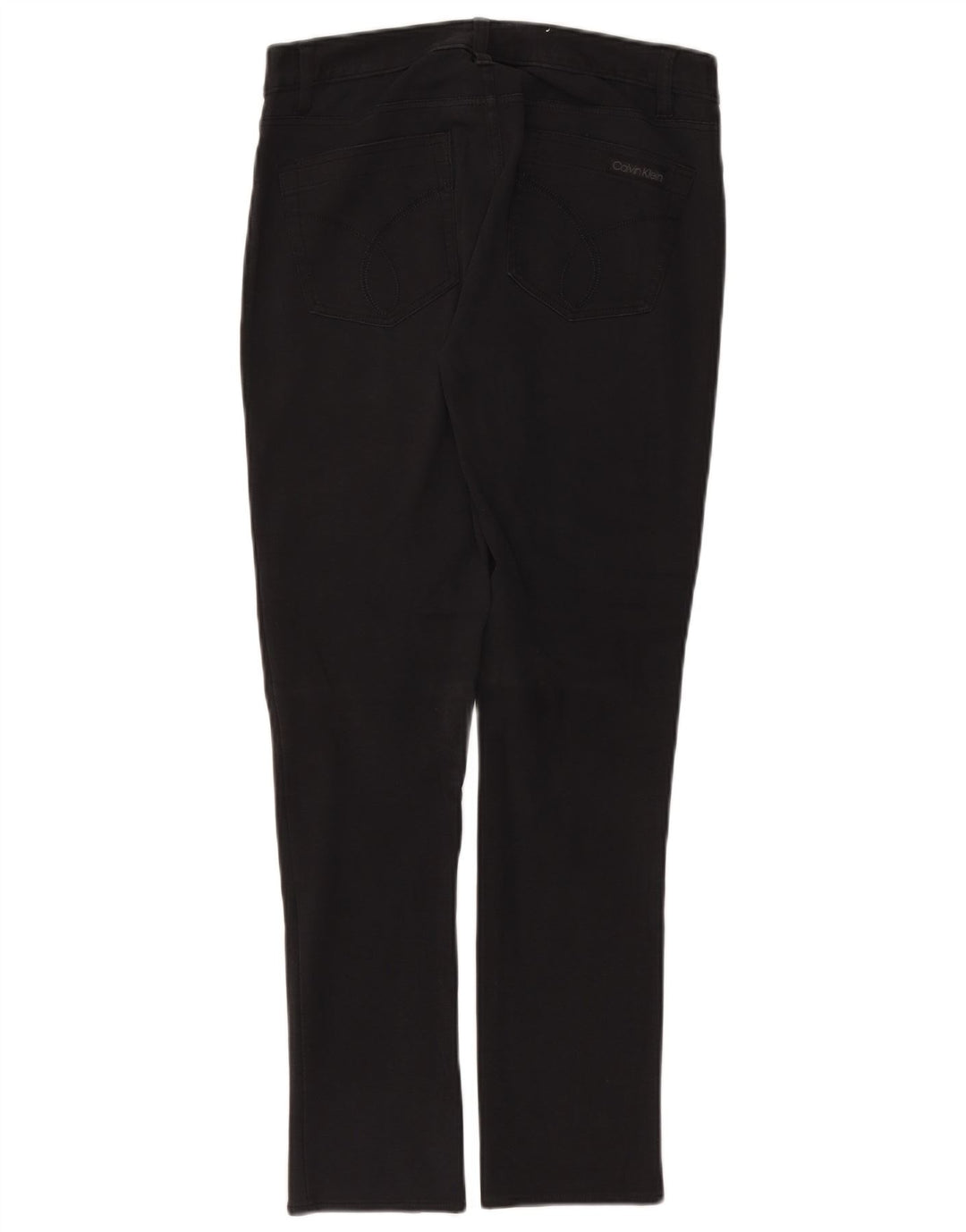 CALVIN KLEIN Pantaloni slim casual pentru femei US 6 Medium W30 L28 bumbac gri