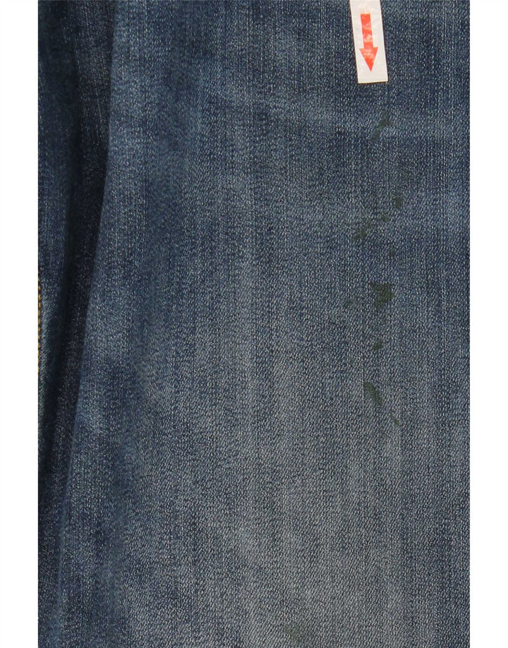 Blugi Lee Brooklyn Straight pentru bărbați W36 L30, bumbac albastru