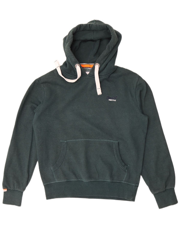 Pulover Superdry pentru bărbați, bumbac verde mare
