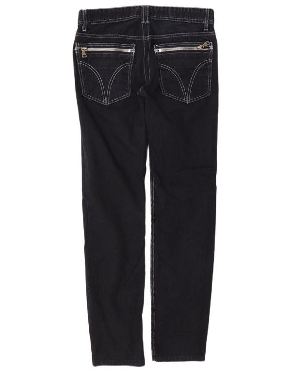Blugi drepti pentru femei Dolce & Gabbana L30 L32 Bumbac bleumarin