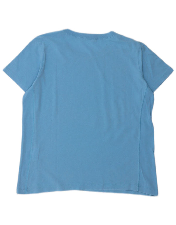 Tricou Champion pentru femei, cu croiala lejeră Top UK 10 Small Blue Bumbac