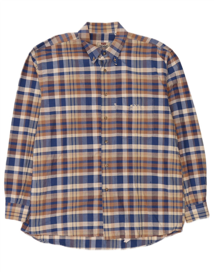 Cămașă pentru bărbați Levi's XL Blue Check