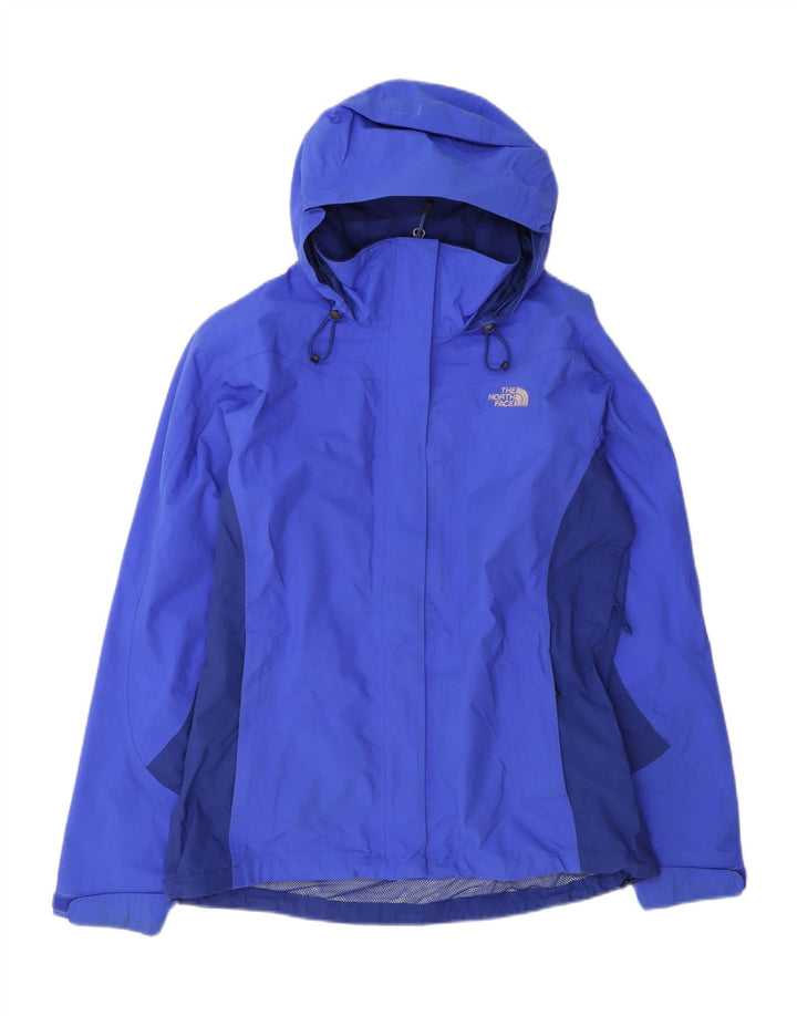 Jachetă de ploaie cu glugă The North Face pentru femei UK 14 Medium Blue Colorblock