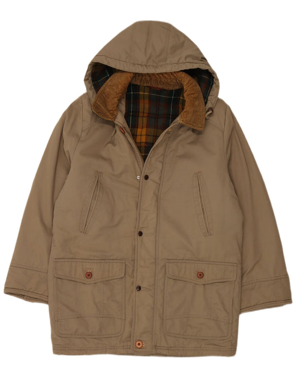 Palton cu glugă pentru bărbați Faciba IT 54 2XL Kaki Poliester