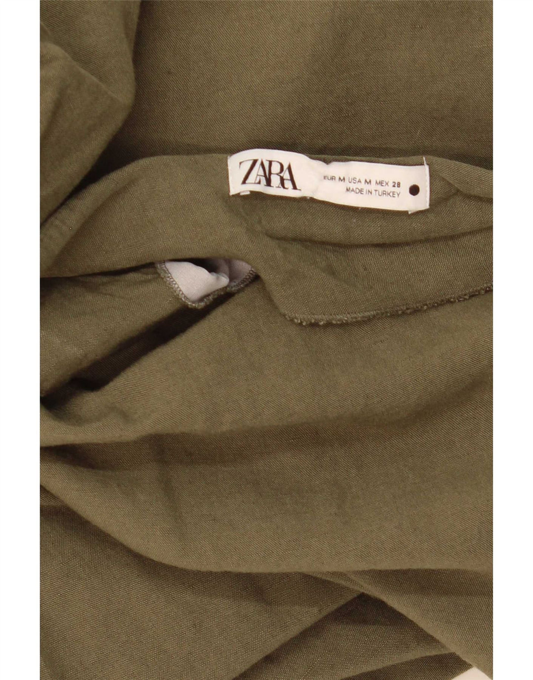 Fusta Midi pentru Damă Zara Medium W28 Kaki