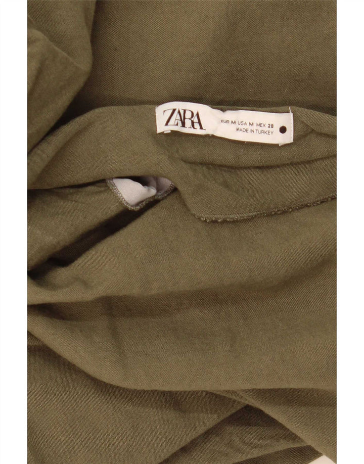Fusta Midi pentru Damă Zara Medium W28 Kaki