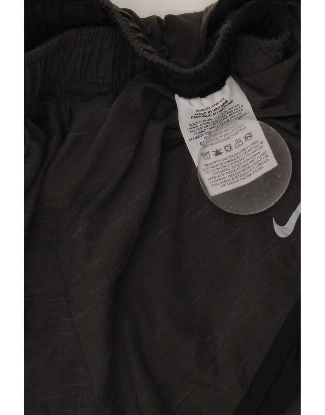 Pantaloni scurti sport Nike pentru femei UK 8 Small, gri, poliester color bloc
