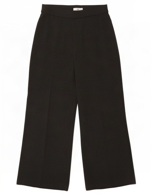 Marks & Spencer Pantaloni casual pentru femei cu picioare largi UK 12 Medium W28 L27 Gri