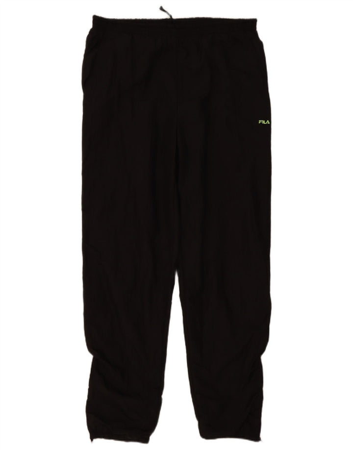 Pantaloni de trening Fila pentru femei Joggeri US 10 Poliamidă neagră mare