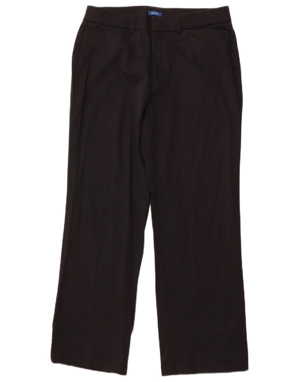 DOCKERS Pantaloni casual drepti pentru femei US 12 Large W32 L29 Bumbac negru