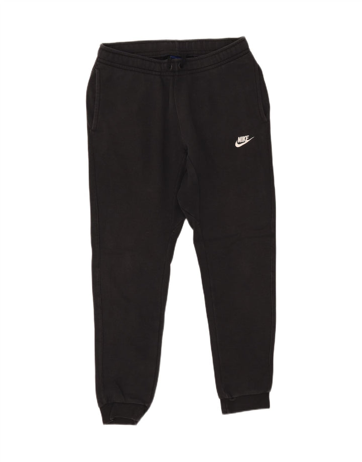 NIKE Mens Tracksuit Trousers Joggers Small  Black Cotton Vintage Nike and Second-Hand Nike from Messina Hembry 