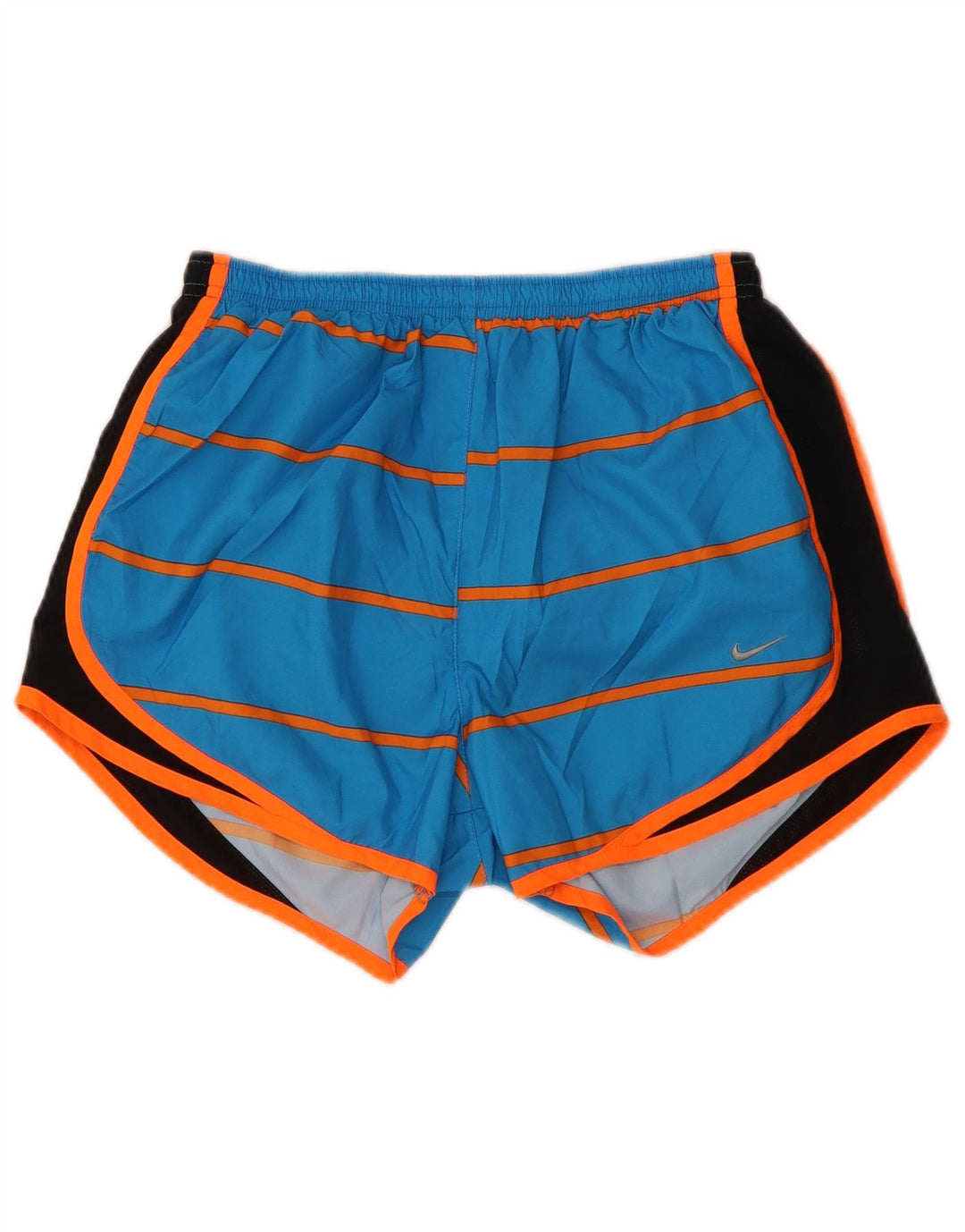 Pantaloni scurti de sport Nike Dri Fit pentru femei UK 10 Small Blue Colorblock Poliester