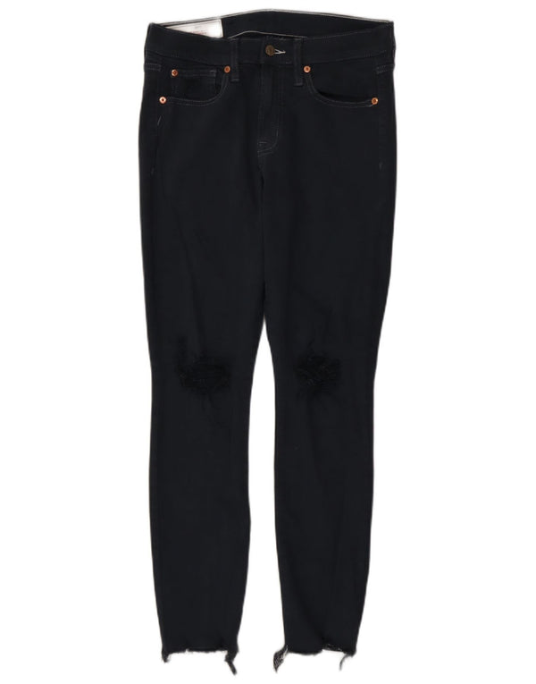 Blugi skinny pentru femei Gap cu talie medie L28 L28 bumbac bleumarin