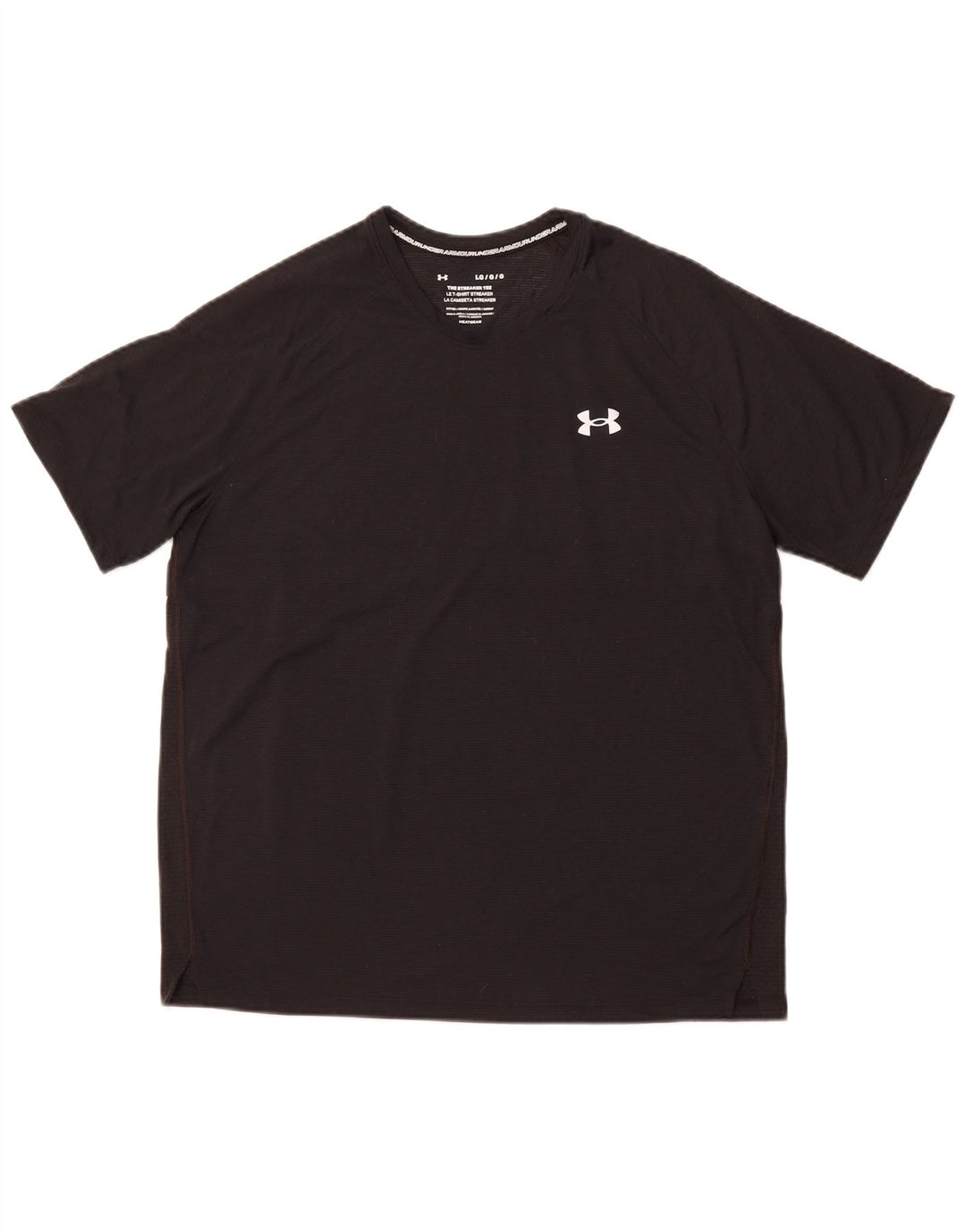 Tricou pentru bărbați UNDER ARMOUR Heat Gear Top mare negru
