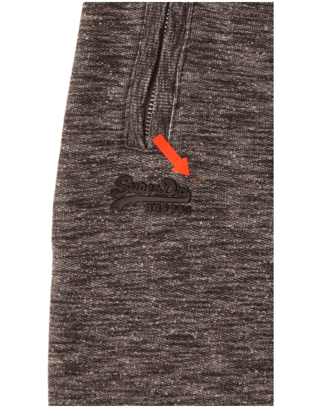 SUPERDRY Pantaloni de trening slim fit pentru bărbați Pantaloni de jogging mici, gri, pete
