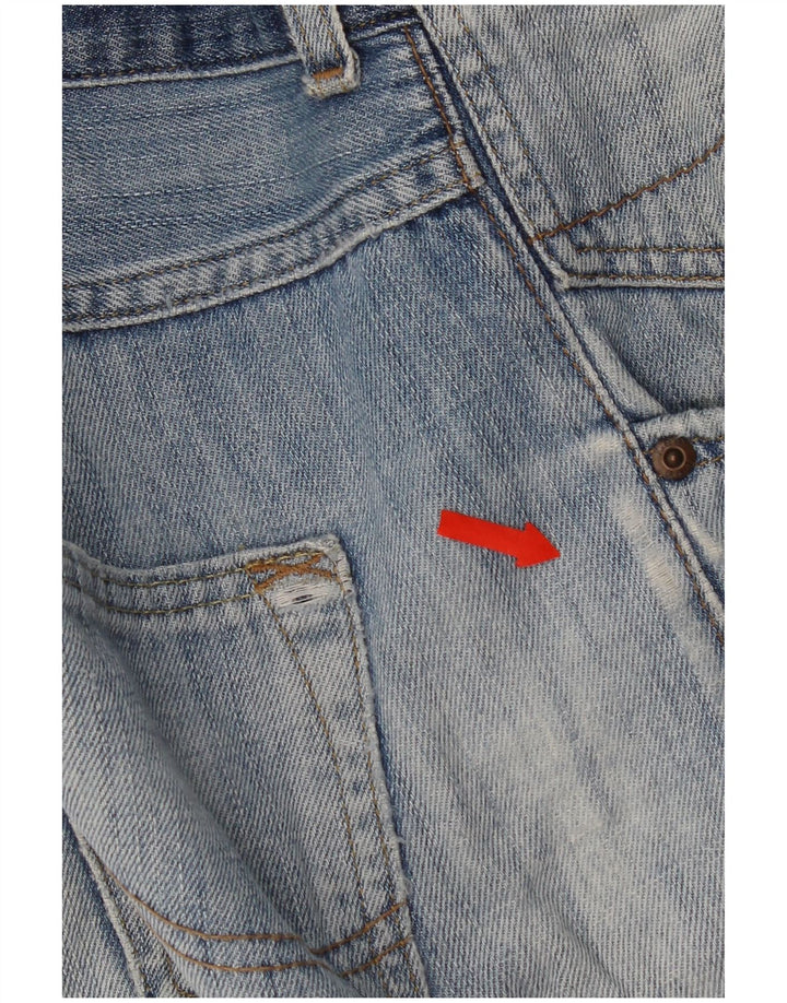 Bermude denim Lee pentru bărbați W34, mare, albastru, bumbac