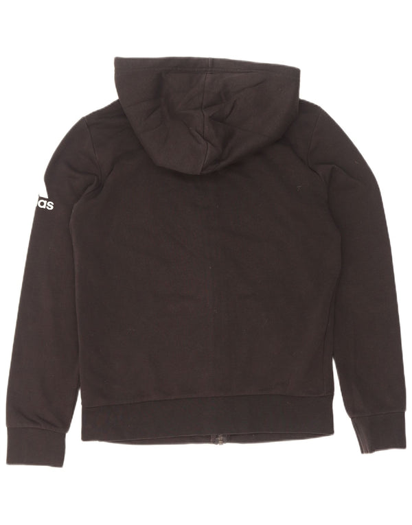 Pulover Adidas Graphic Zip pentru femei UK 12 Medium Negru