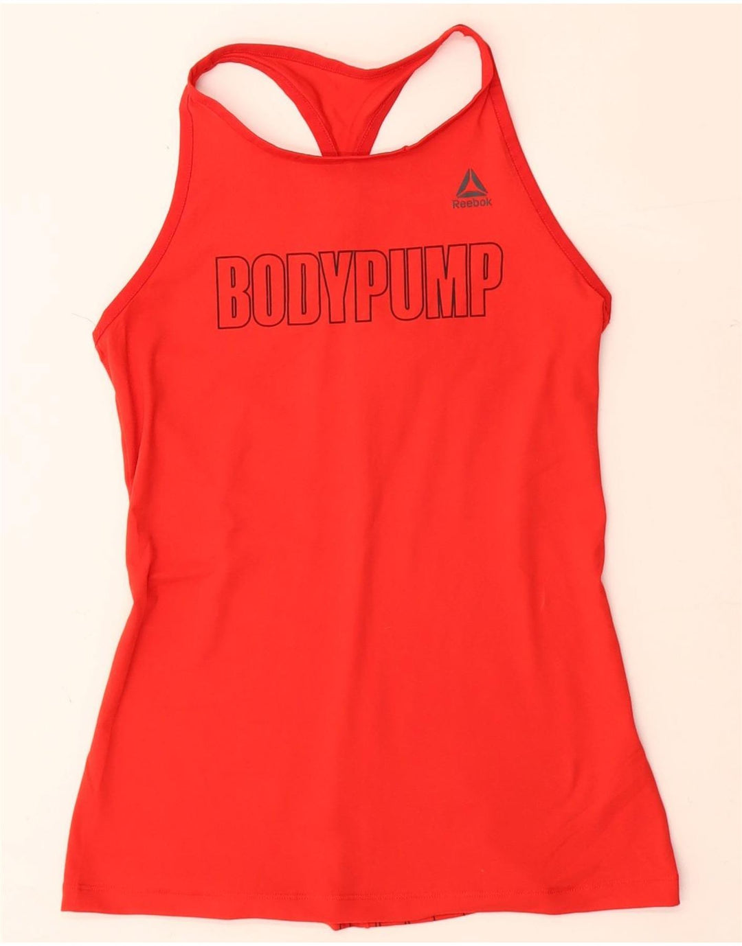 Reebok Bodypump Graphic Vest Top pentru femei UK 4/6 XS Red