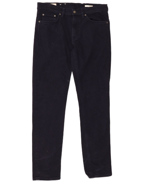 GANT Blugi pentru bărbați subțiri W33 L32 Bumbac bleumarin