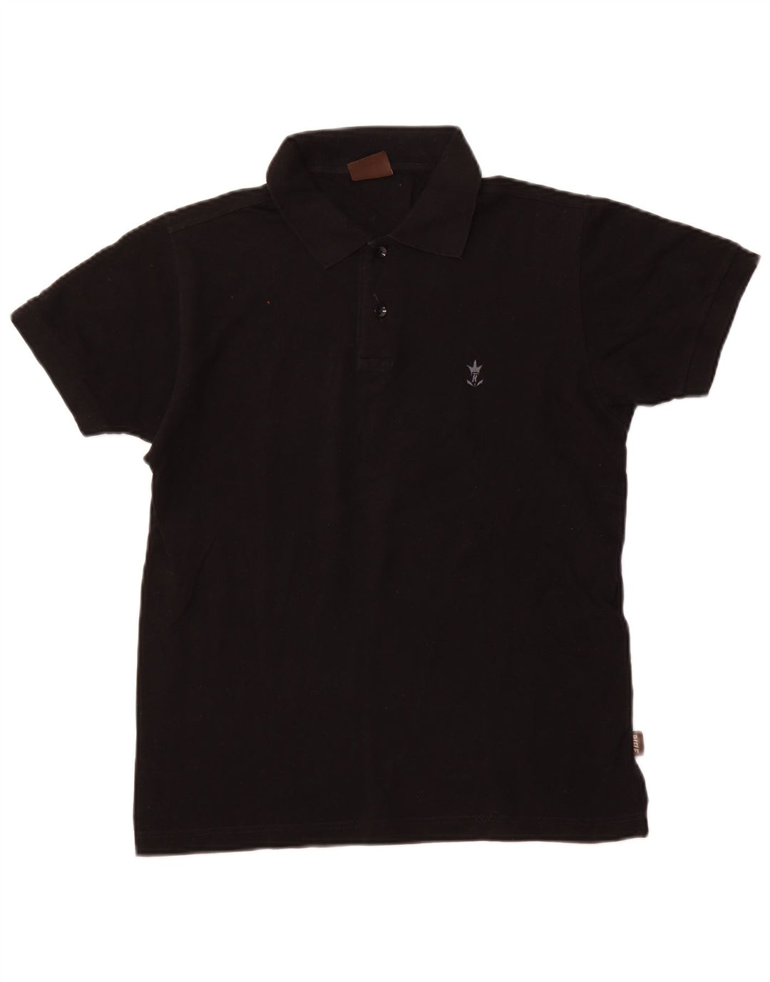 RIFLE Tricou polo pentru bărbați, bumbac negru mic