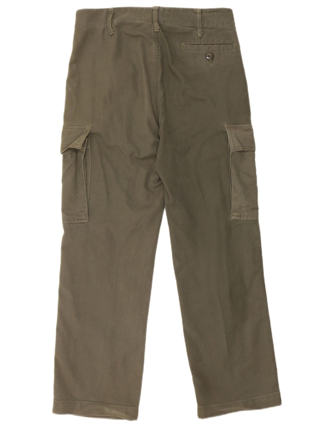 Pantaloni cargo drepți pentru bărbați VINTAGE L30 L28 bumbac kaki