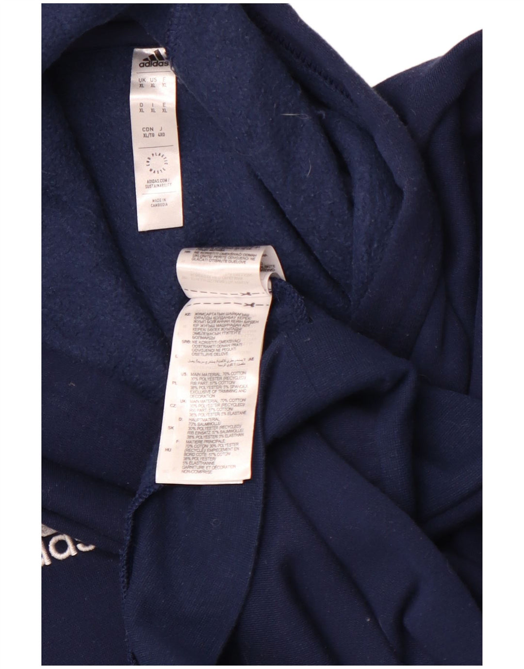 Pulover ADIDAS pentru bărbați, XL, bleumarin, bumbac