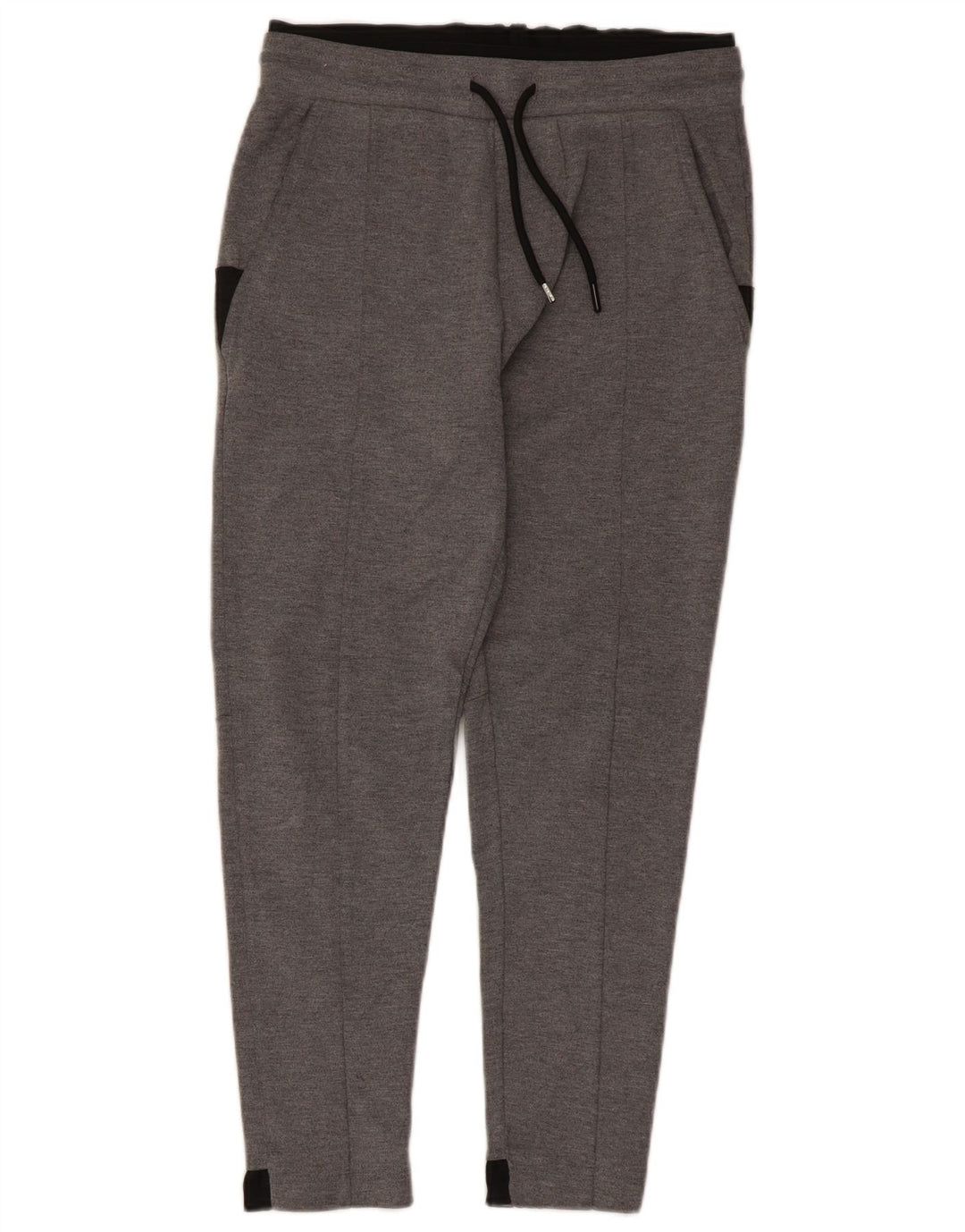 Pantaloni de trening pentru bărbați Zara mici, gri, poliester color bloc
