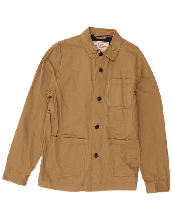 Fat Face Mens Utility Jacket UK 40 Large Beige Bumbac