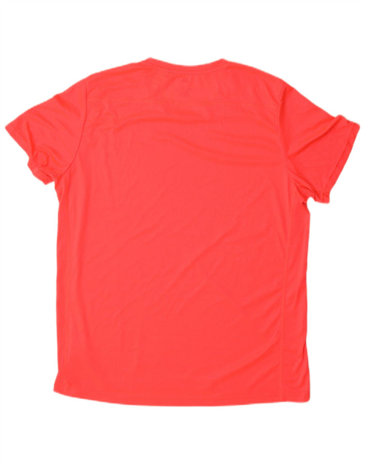 Tricou cu grafic Aeroready Adidas pentru bărbați Top mare din poliester roz