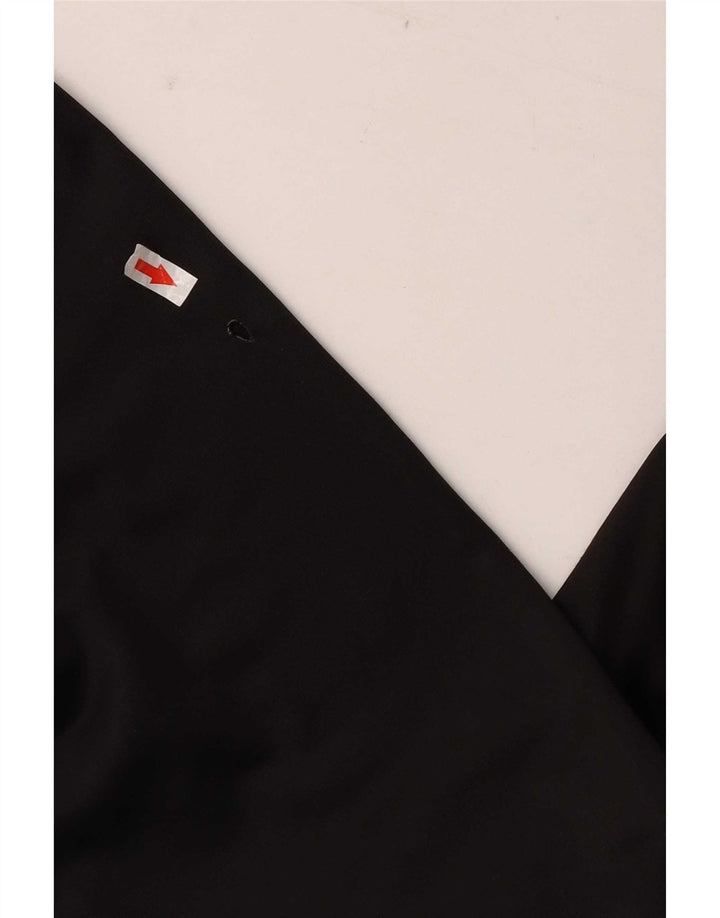 Jachetă de trening cu grafică pentru bărbați Emporio Armani, poliester negru mare