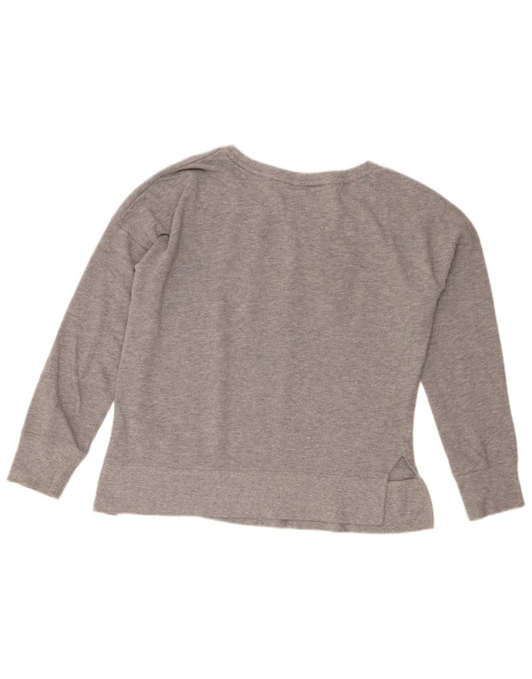 Pulover cu grafic pentru femei Tommy Hilfiger, UK 10, bumbac gri mic