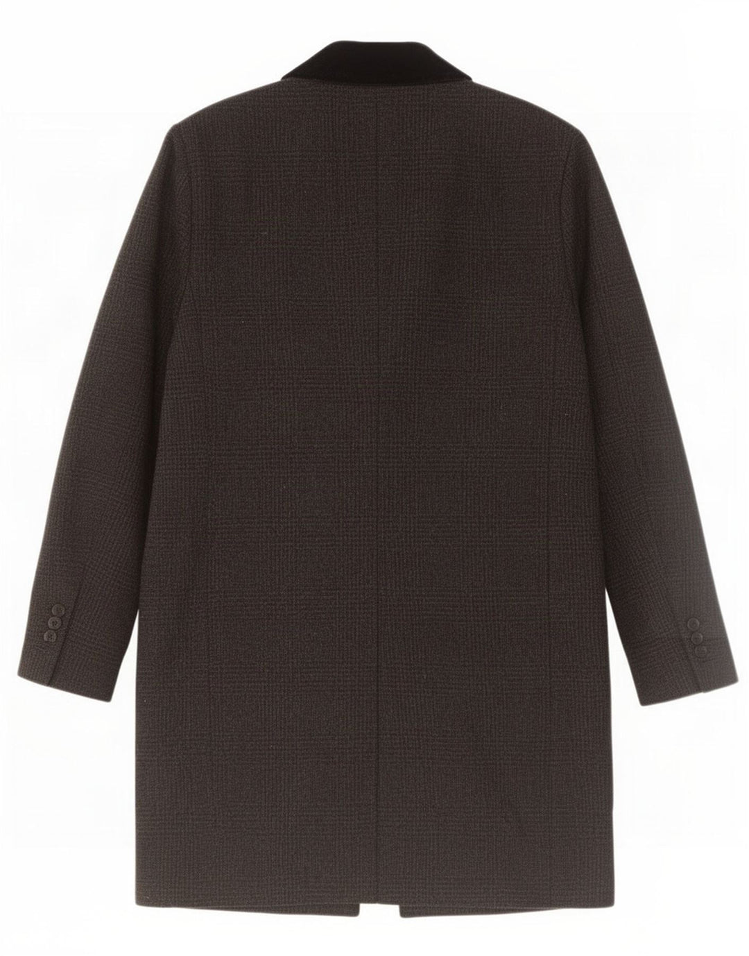 Pardesiu pentru bărbați All Saints UK 36 Lână mică, neagră, picior de gală