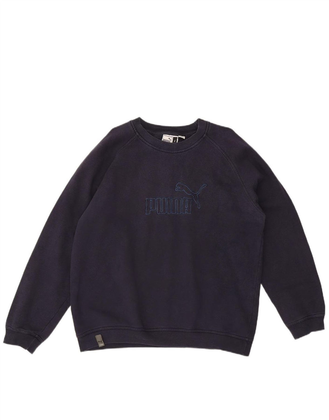 PUMA Mens Graphic Sweatshirt Jumper Large Navy Blue
