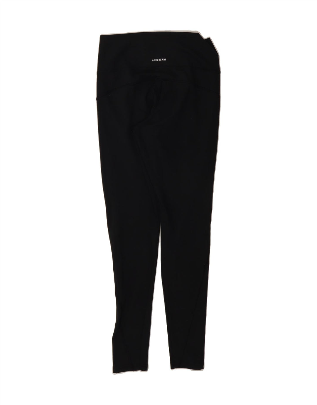 ADIDAS Womens Aeroready Leggings UK 8/10 Small Black Polyester Vintage Adidas and Second-Hand Adidas from Messina Hembry 
