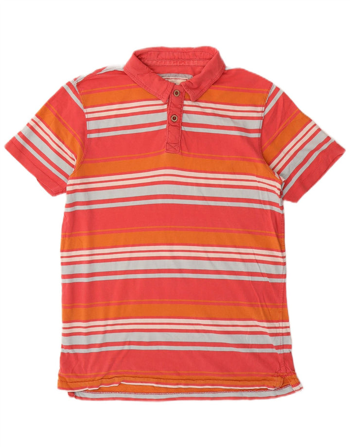 Tricou polo pentru bărbați Fat Face, cu dungi roșii mici