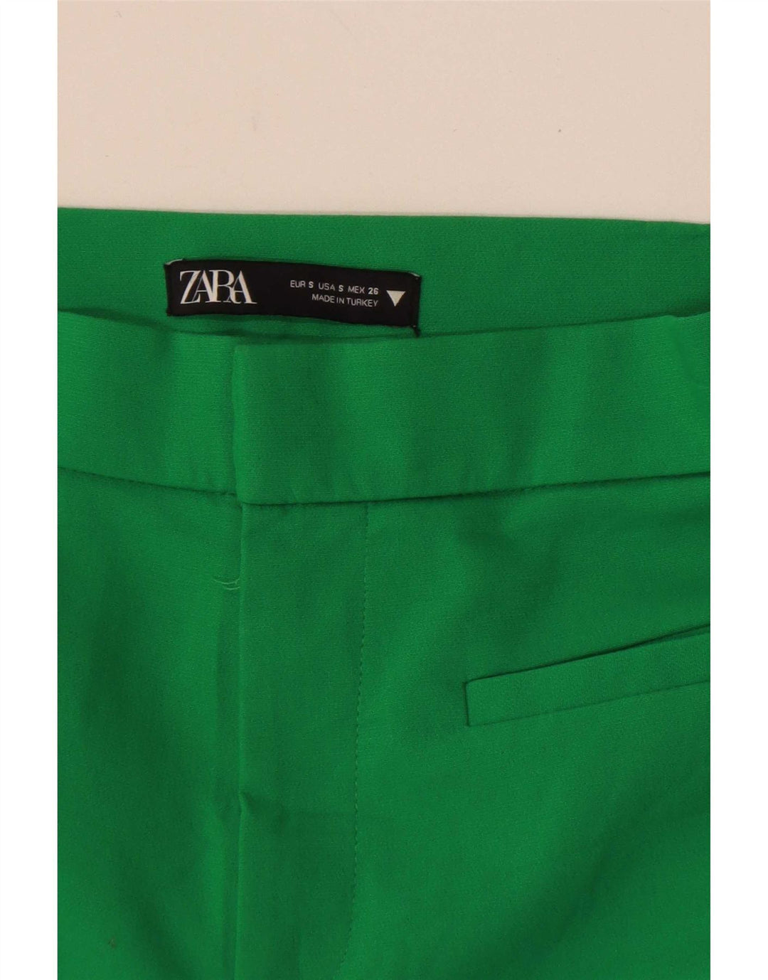 Pantaloni Capri dama Zara Mici L26 L22 Verde