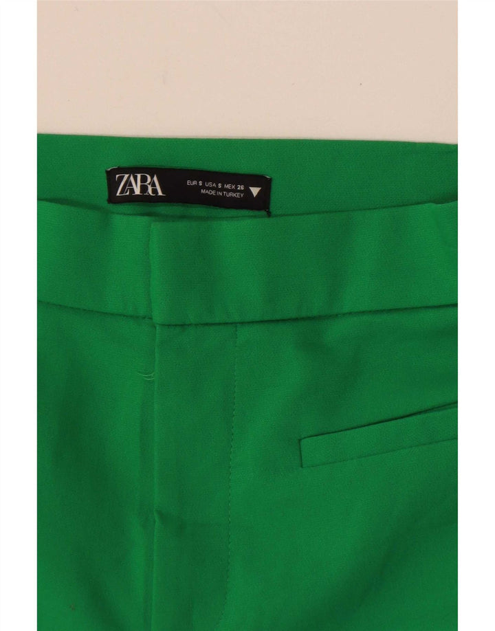 Pantaloni Capri dama Zara Mici L26 L22 Verde