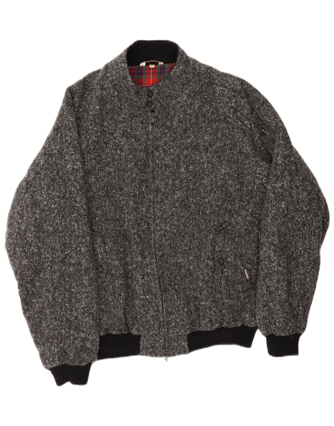 Jachetă Bomber pentru bărbați Baracuta UK 42 XL Gri Clasic cu pături