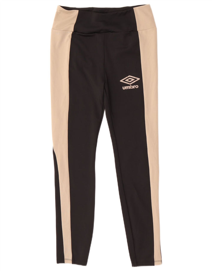 Leggings pentru femei Umbro UK 12 Medium Black Colorblock Poliester