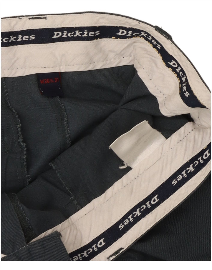 Pantaloni drepți Dickies pentru bărbați L36 L26 Poliester gri