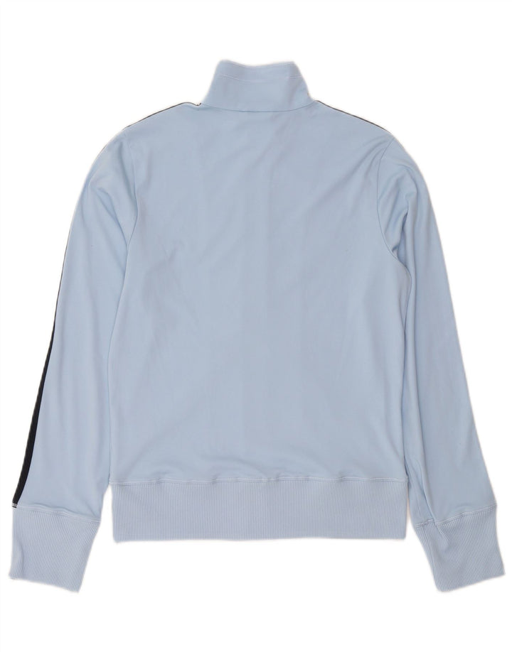 Jachetă de top pentru trening Adidas pentru femei UK 12 Poliester albastru mediu