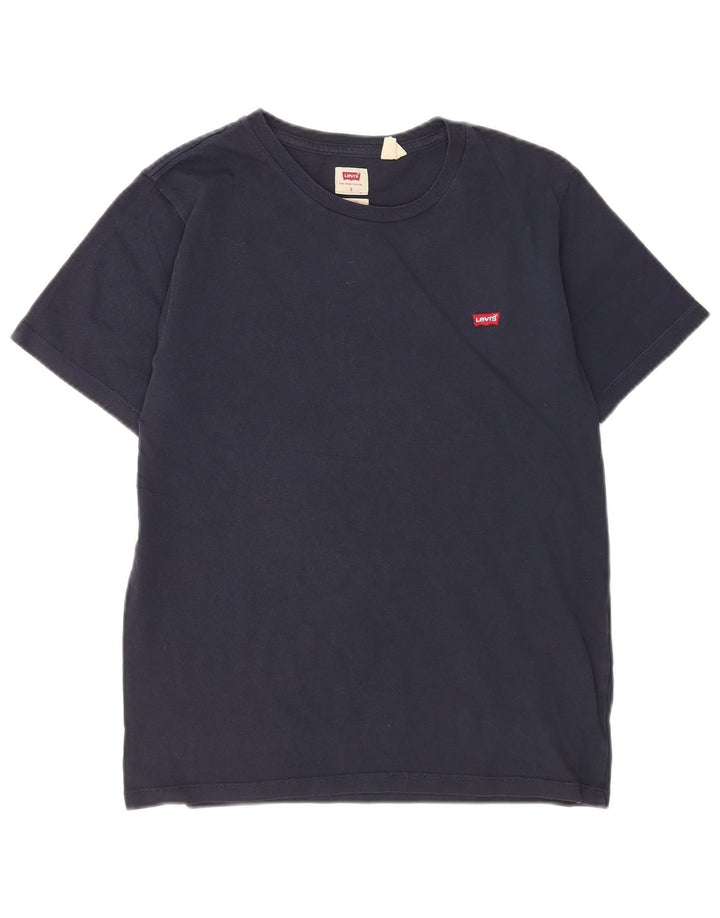 Tricou standard pentru bărbați Levi's Top mic din bumbac bleumarin