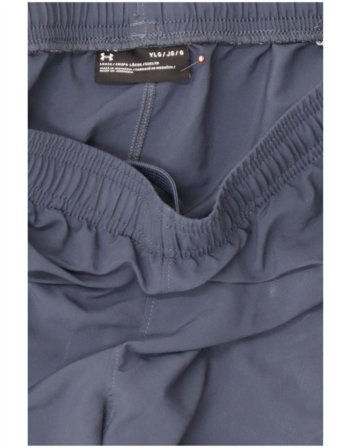 Pantaloni scurți sport grafic pentru băieți UNDER ARMOUR 11-12 ani, mari, albastru, poliester