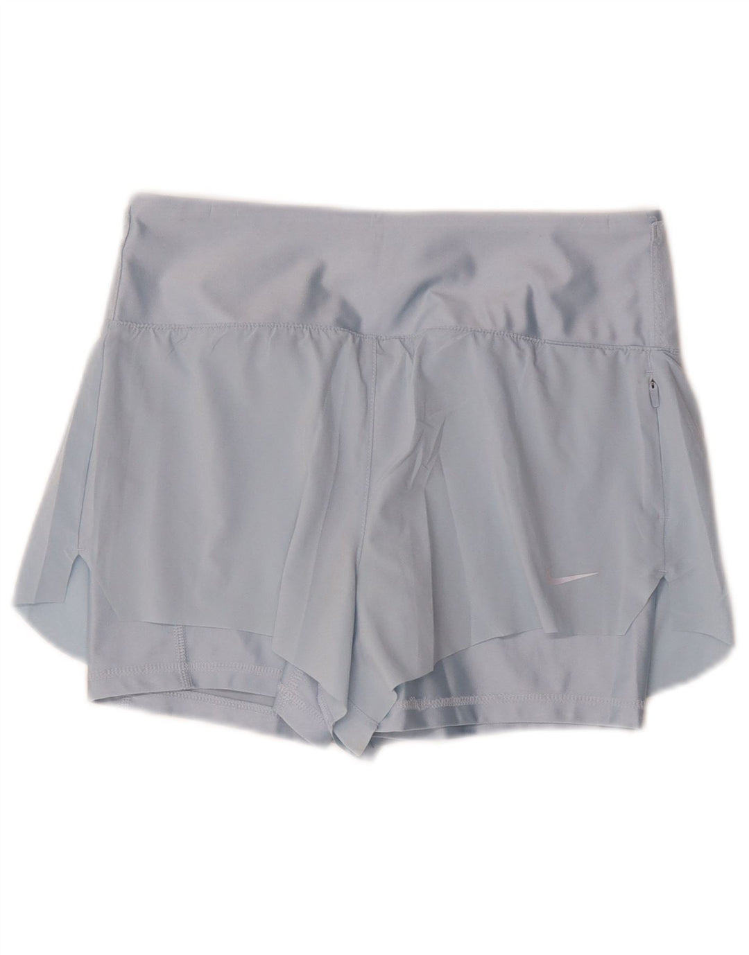 Pantaloni scurti sport Nike Dri Fit pentru femei UK 10 Small Blue Poliester