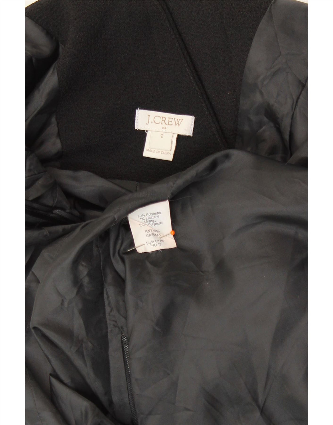 J. Crew Rochie pentru femei fără mâneci US 2 XS Poliester negru